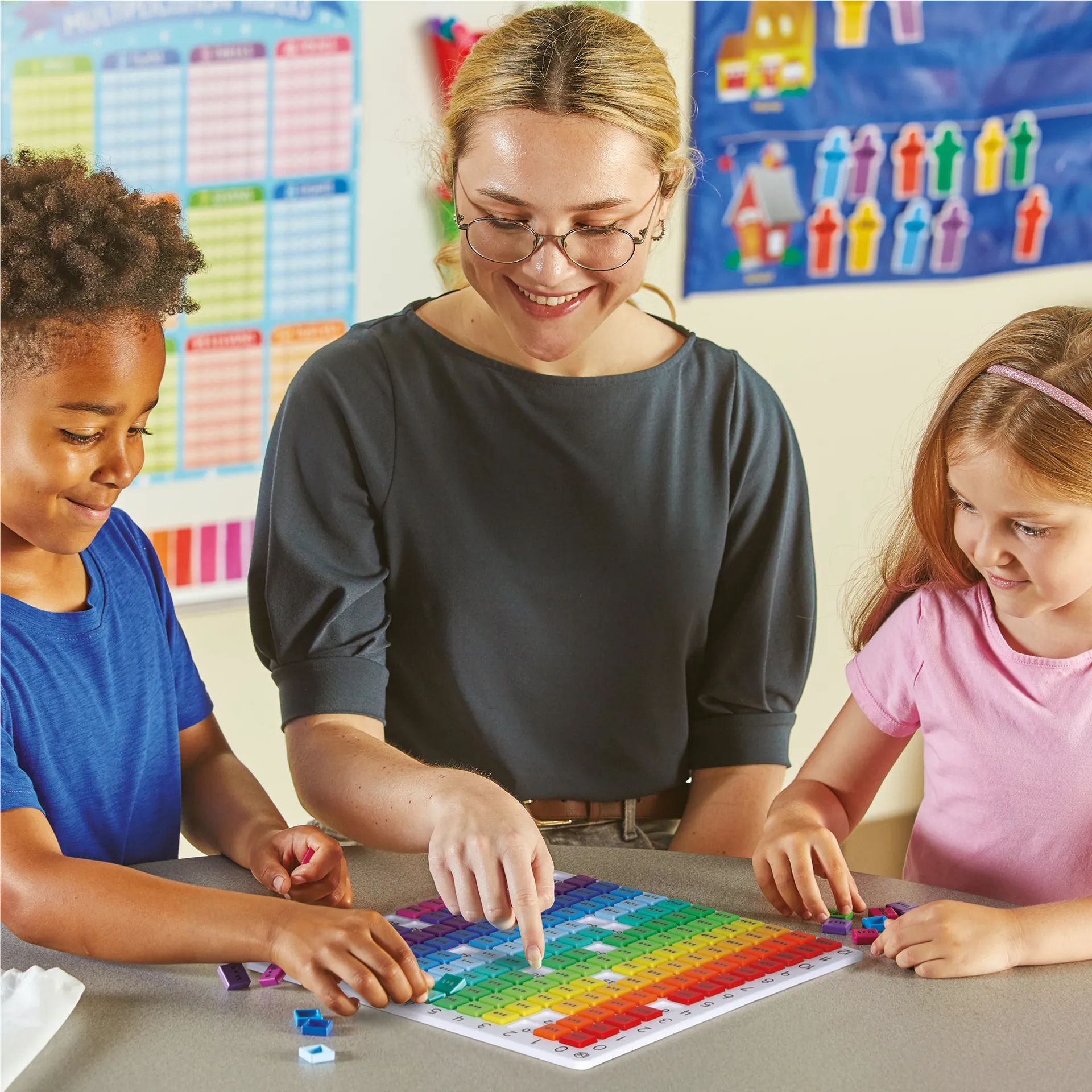 Multiplikations-Tafel "Regenbogen", 171-tlg.