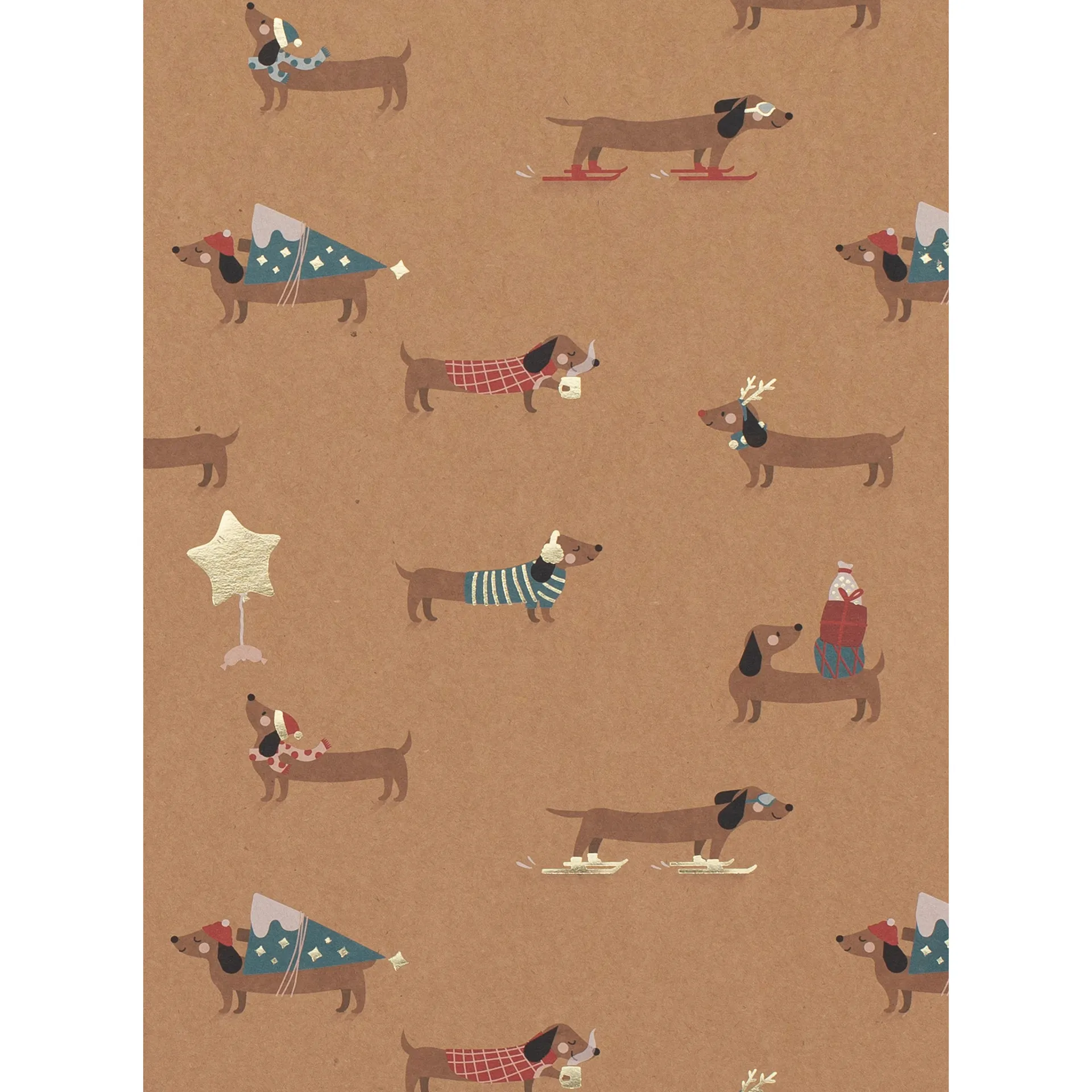 Kraftpapier-Block "Magic Christmas Paper" A4, 20 Blatt