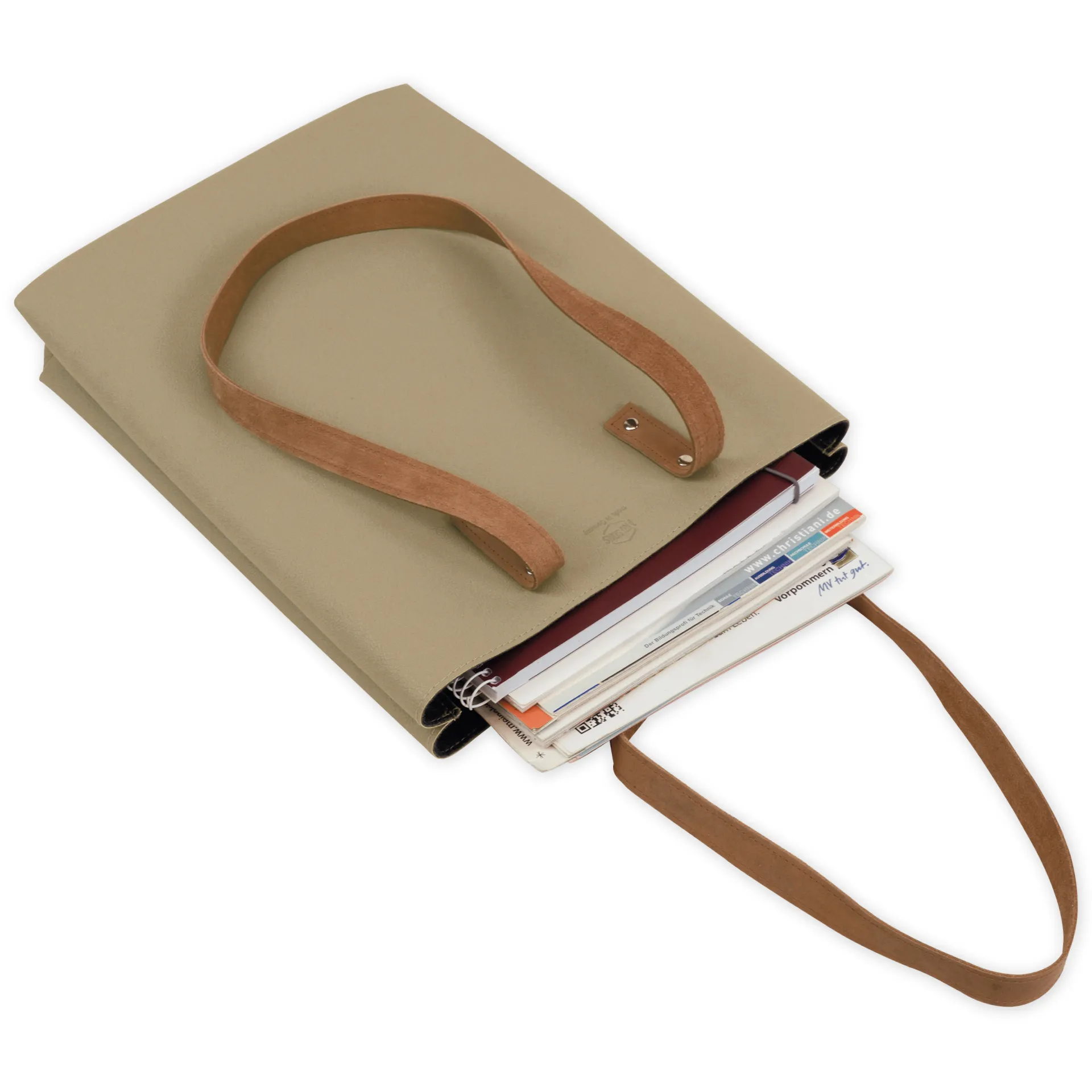 Schultertasche "Mali" aus Apfelleder