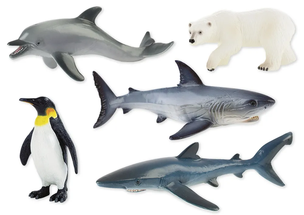 Set Meeres- und Küsten-Tiere, 9-tlg.