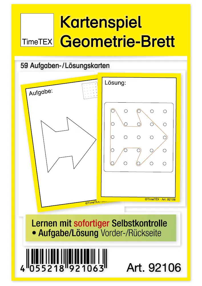 Kartenspiel "Geometrie-Brett", 60-tlg.