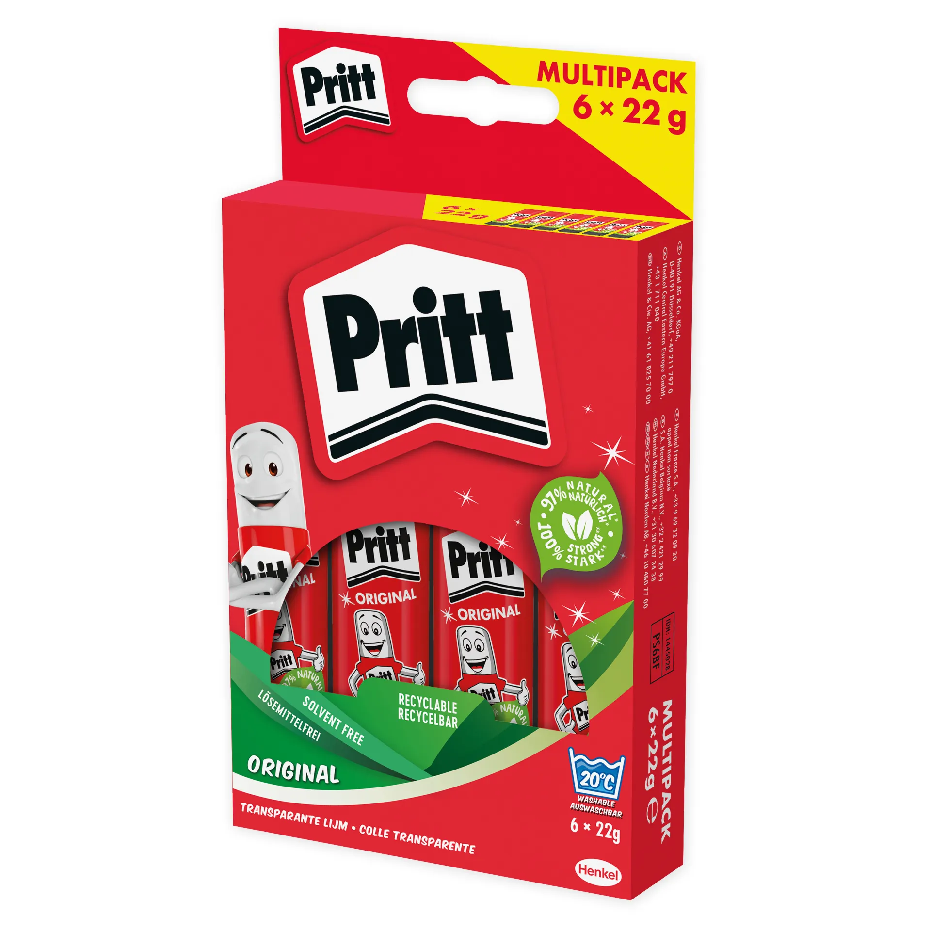 Pritt Klebestift Set 6x 22 g
