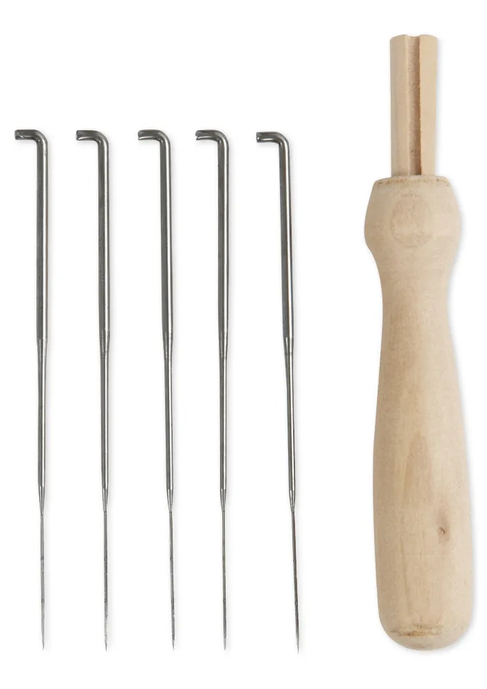 Filznadel-Halter mit 5 Nadeln