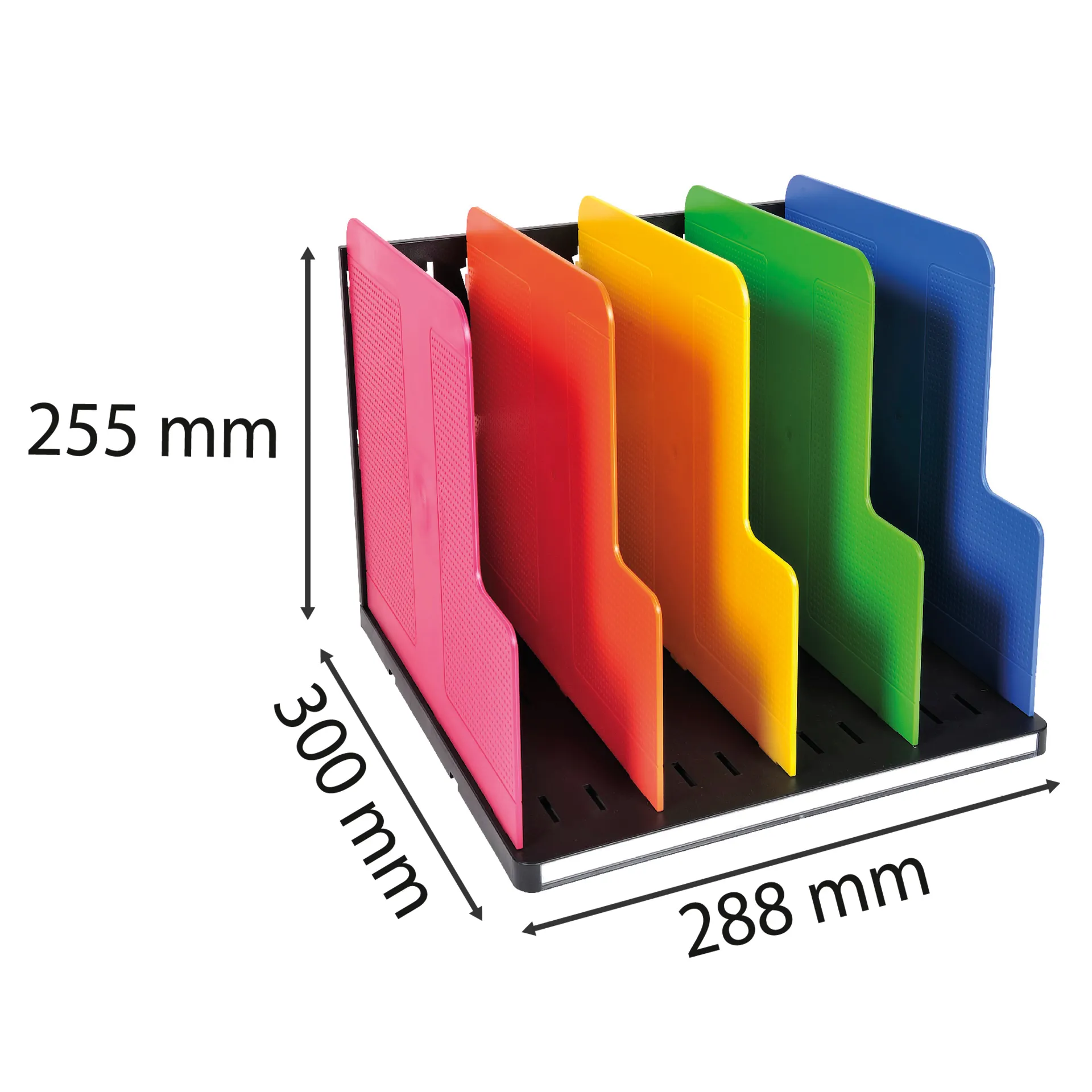 Stehsammler "Regenbogen", 4 Fächer, variabel