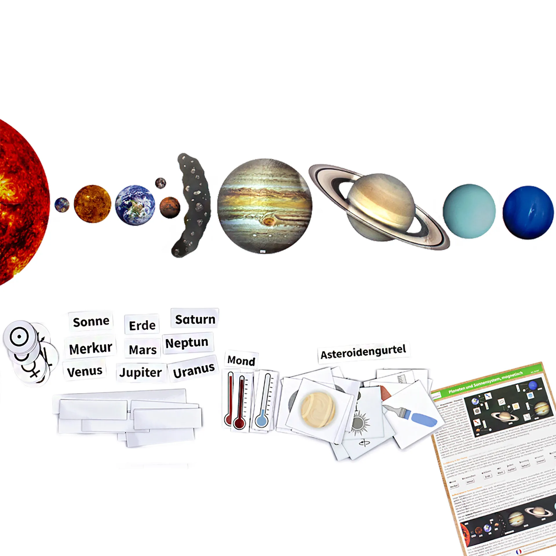 Hagemann Planeten und Sonnensystem magnetisch, 73-tlg.