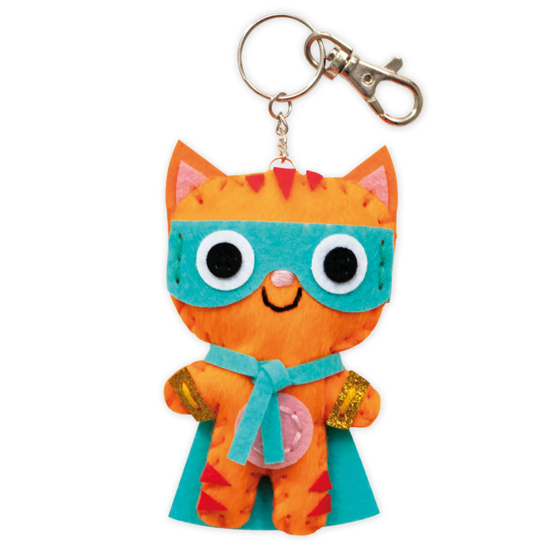 Schlüsselanhänger "Helden" zum Nähen, 4 Stück