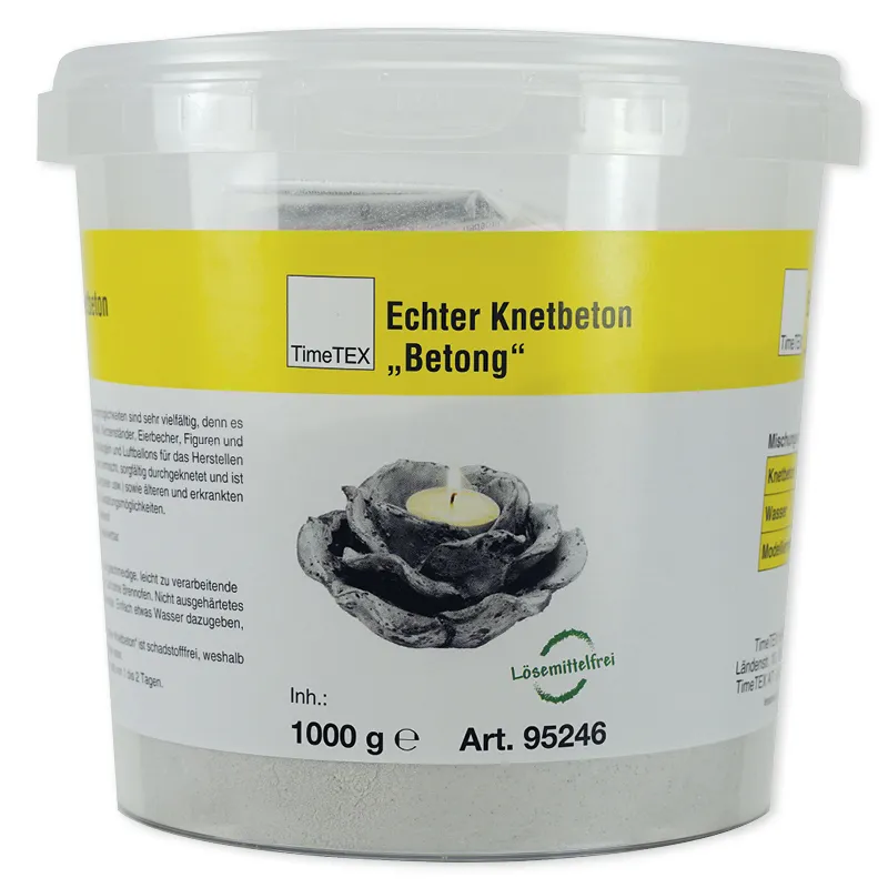 TimeTEX Echter Knetbeton "Betong" 1000g 