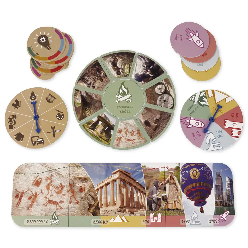 Lernspiel "Historische Epochen im Vergleich", 58-tlg.