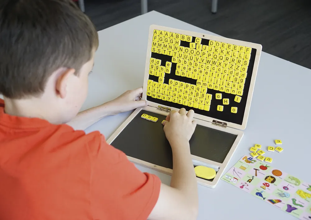 TimeTEX Lese-Klapp-Computer, 189-tlg., Holz, magnetisch