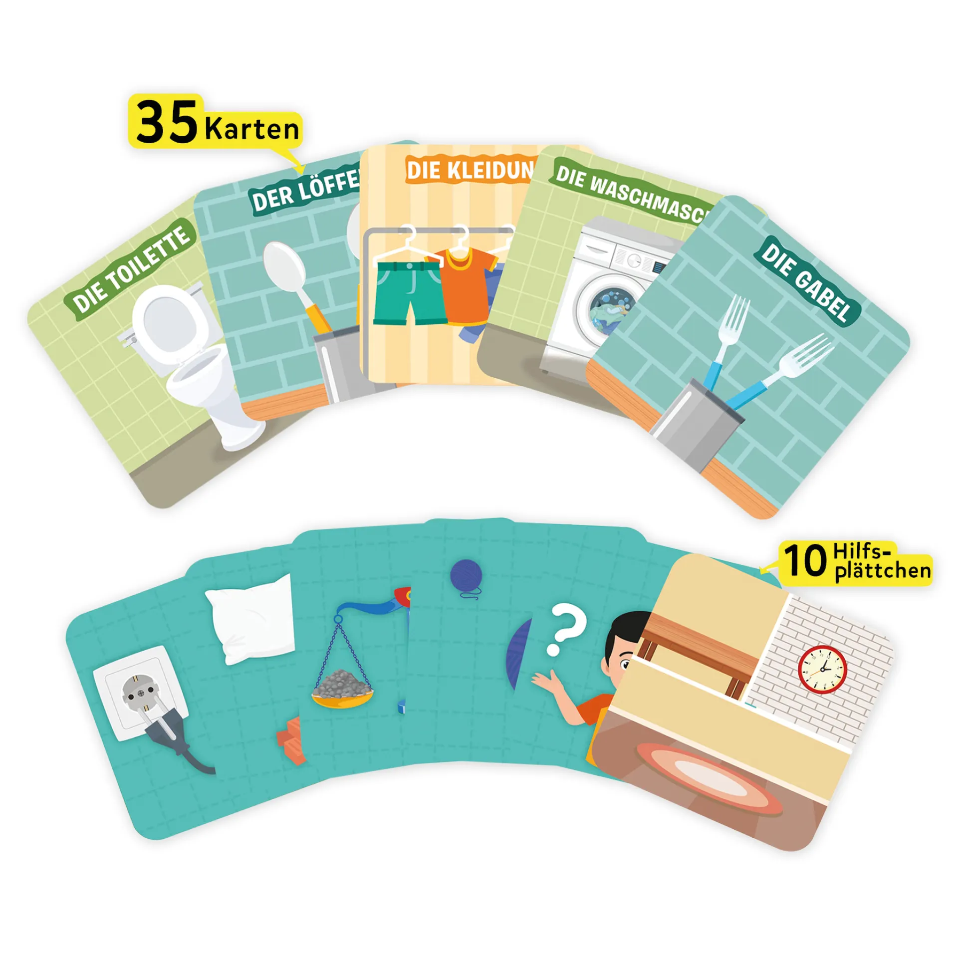 Lernspiel "In meinem Haus - 10x darfst Du raten Junior", 46-tlg.