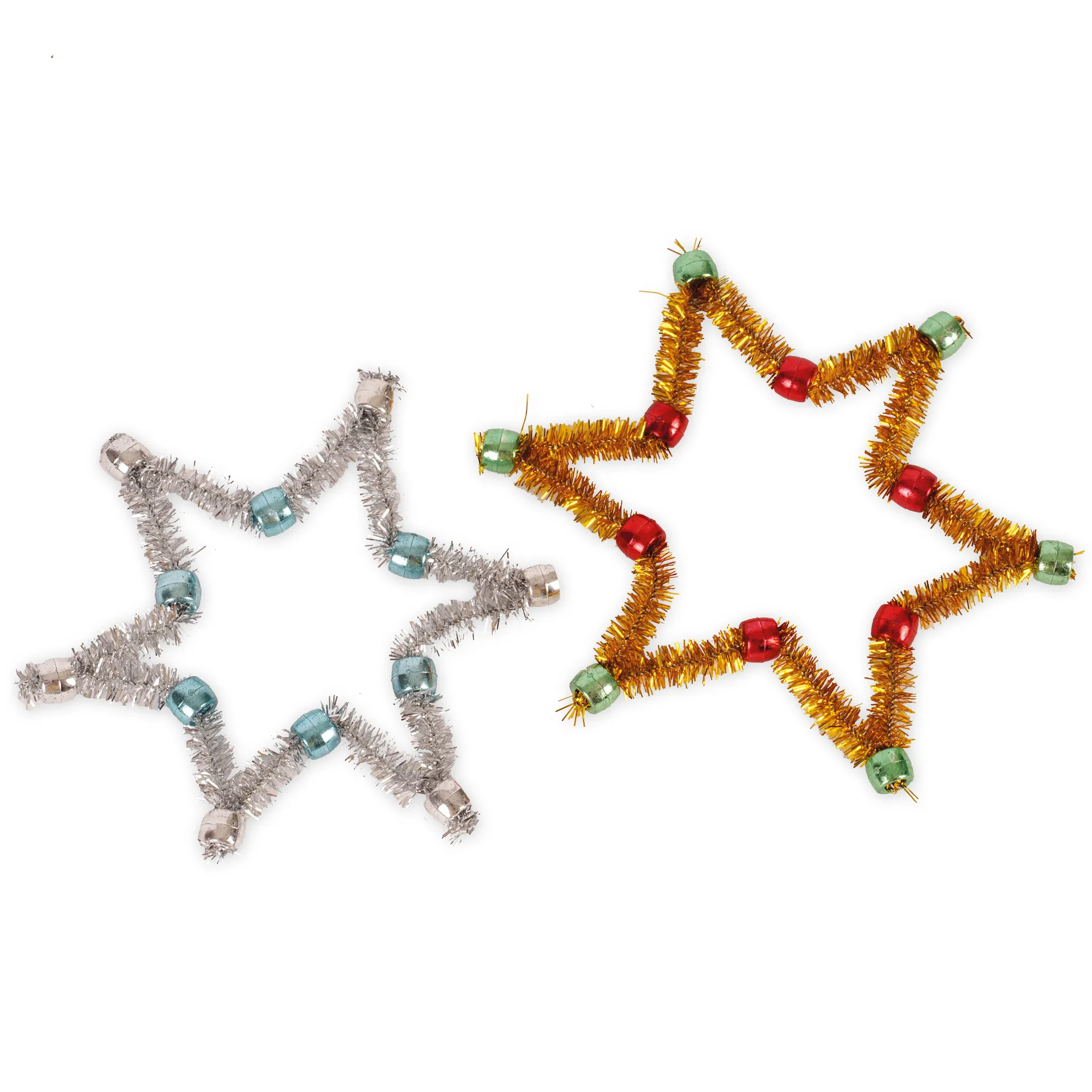 Pfeifenputzer gold und silber, 50 cm, 160 Stück