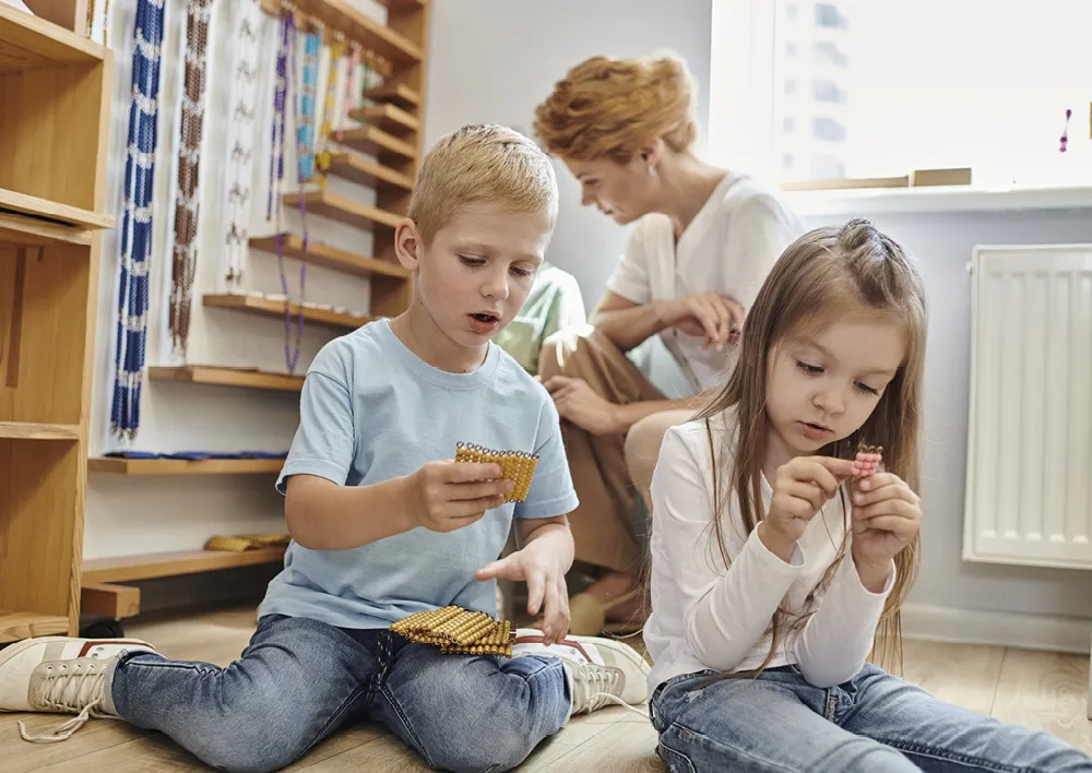 TimeTEX Kurze Perlenketten "Montessori Premium"