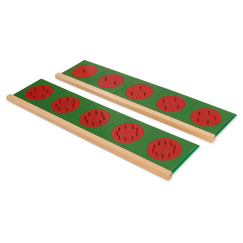 TimeTEX Metallene Bruchrechenkreise "Montessori Premium"