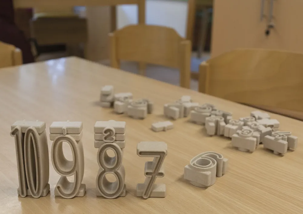 Stapel-Zahlen "Zahl-auf-Zahl", 34-tlg., naturfarben