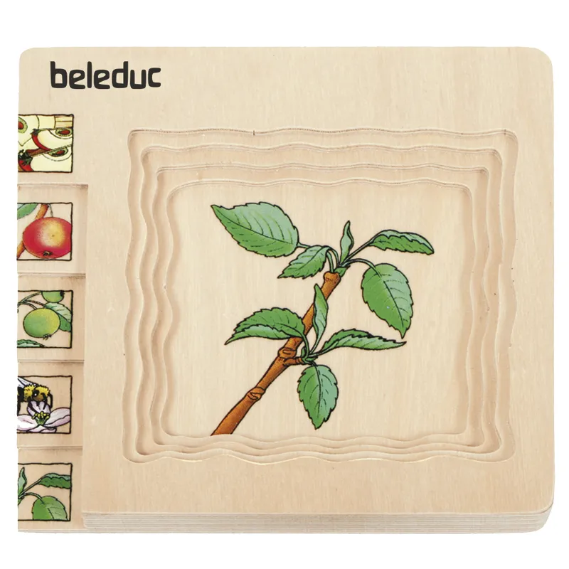 beleduc Schichten-Puzzle "Apfel", 30-tlg.