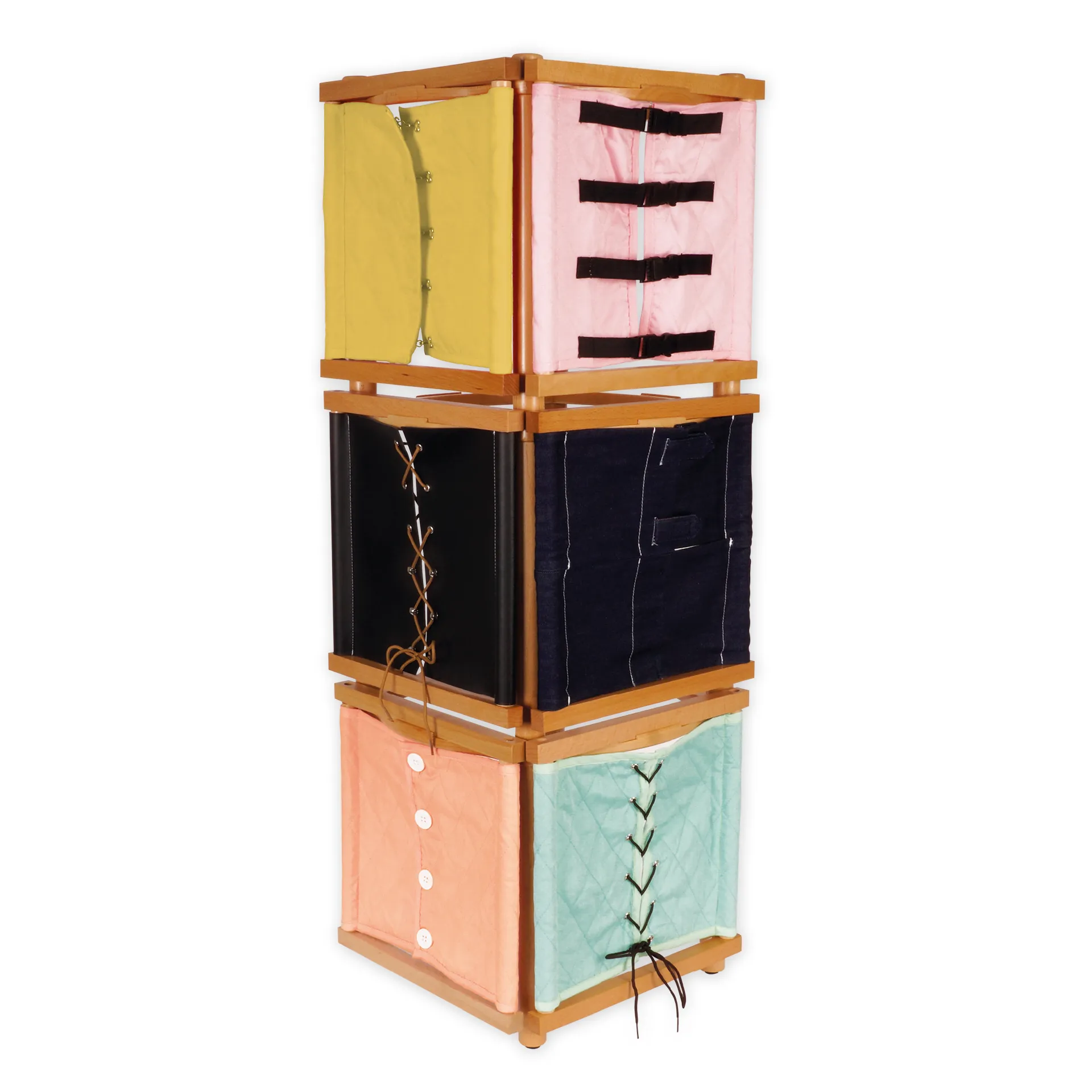 TimeTEX Ständer für 12 Rahmen mit Verschlüssen "Montessori Premium"