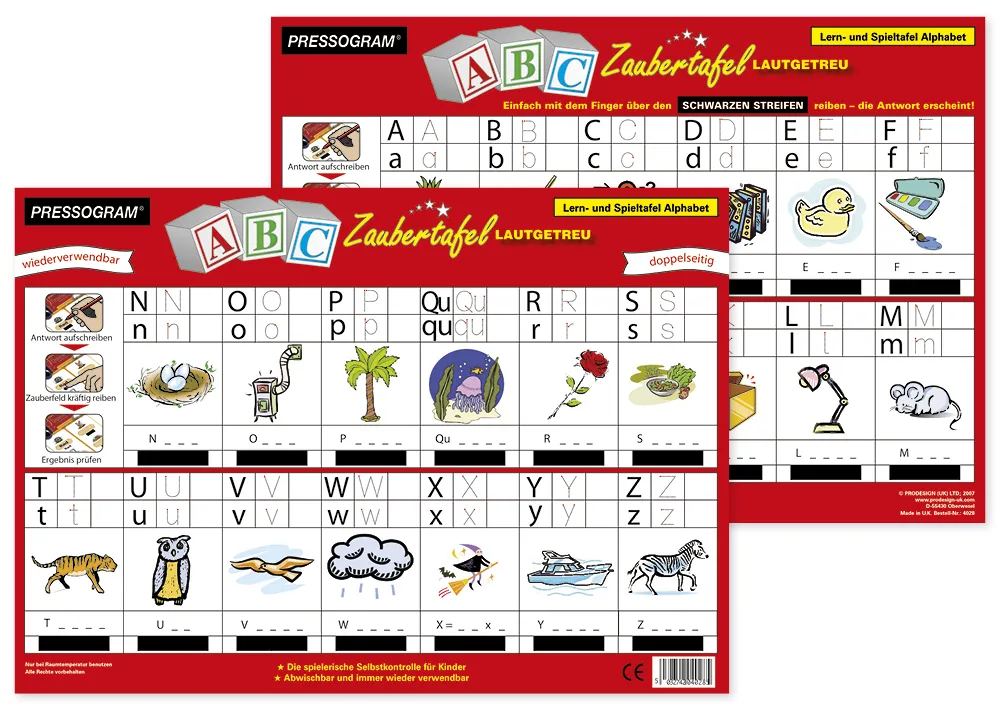TimeTEX Zaubertafel "ABC" Lautgetreue Worte