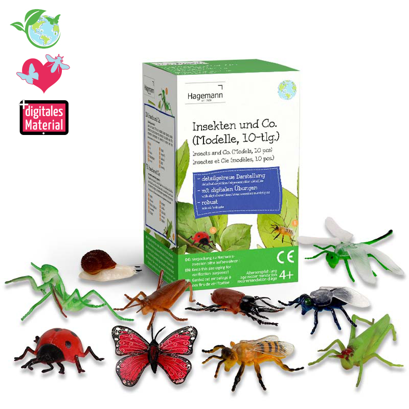 Insekten & Co Modellfiguren, 10-tlg