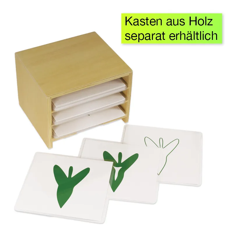 TimeTEX Botanischer Kartensatz "Montessori Premium"