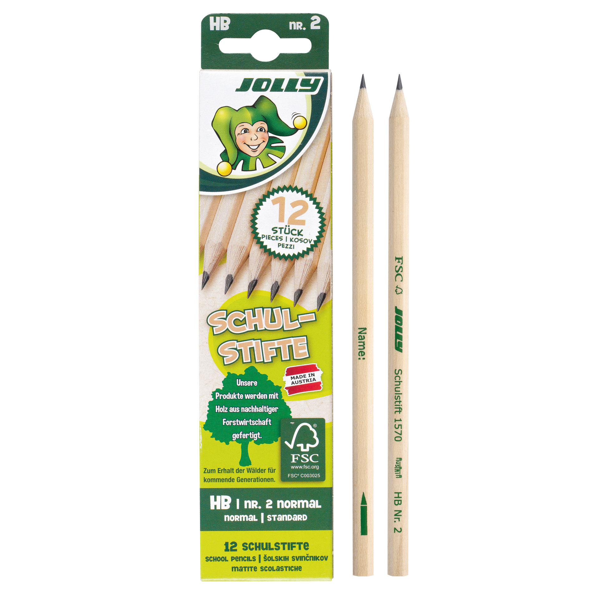 JOLLY Schul-Bleistift, 12-tlg.