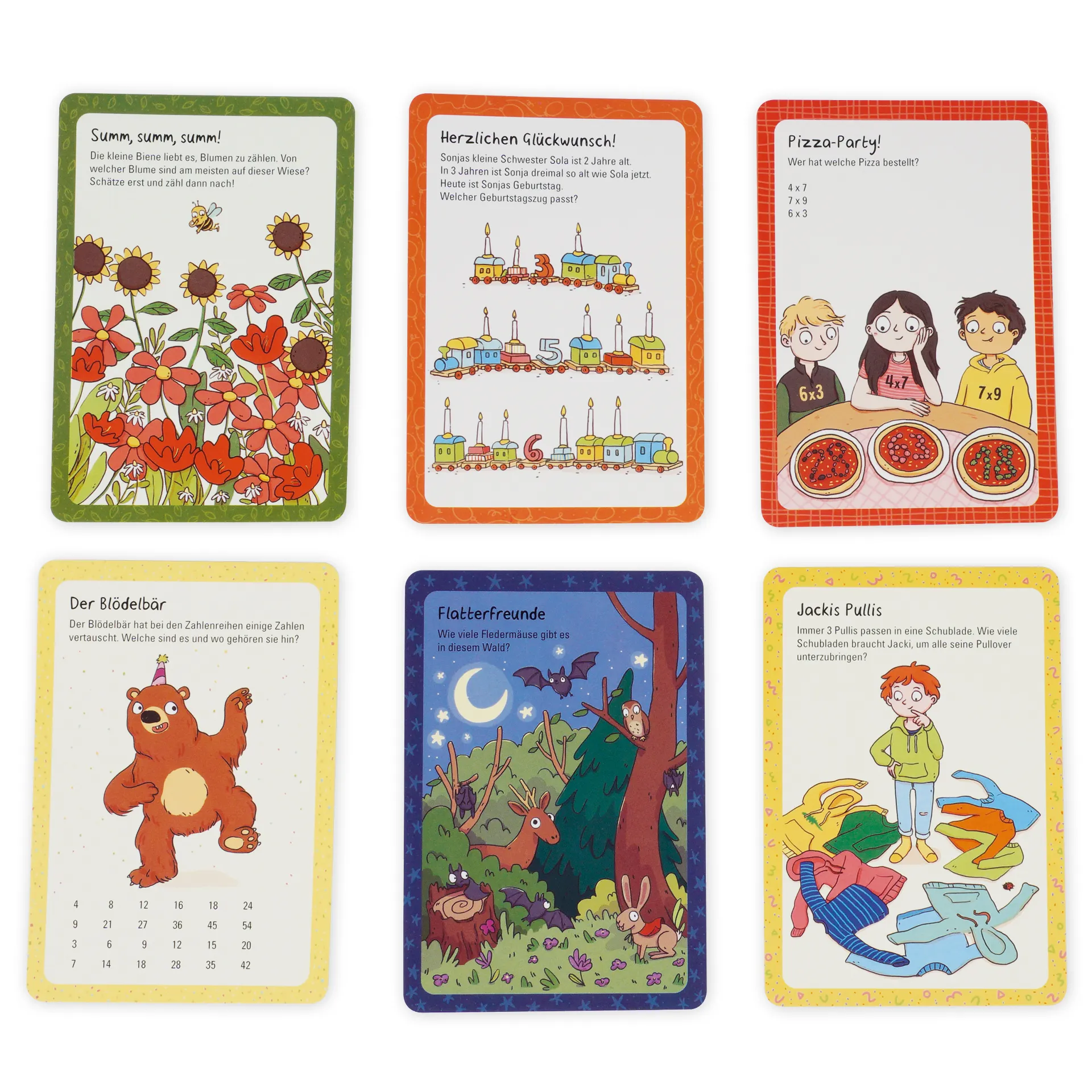 Kartenspiel "50 lustige Zahlenrätsel"
