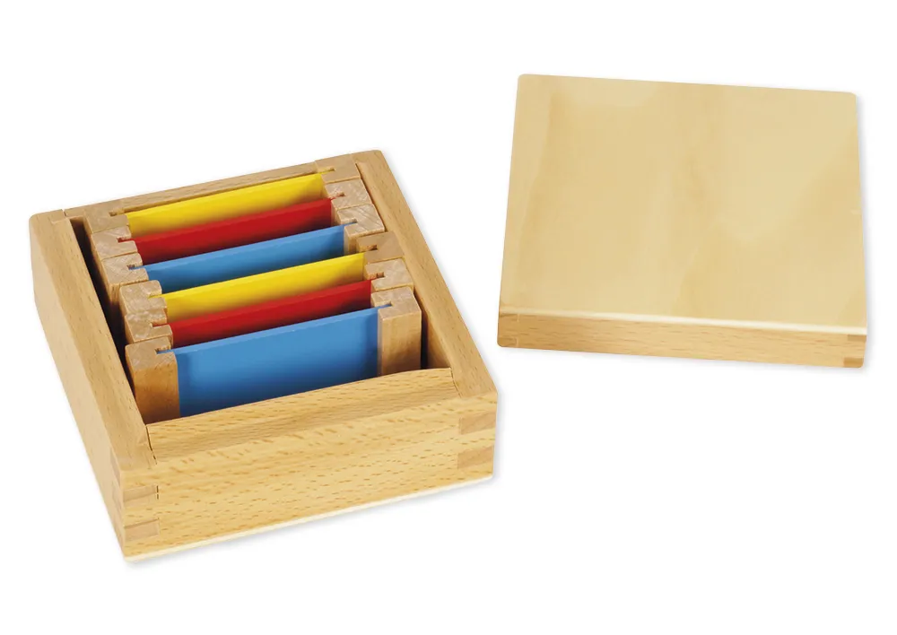 TimeTEX Farbtäfelchen, Satz 1, 3 Paare "Montessori Premium"