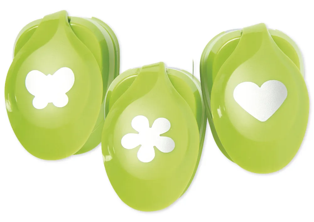 Set Motiv-Stanzer für Moosgummi, 3-tlg.