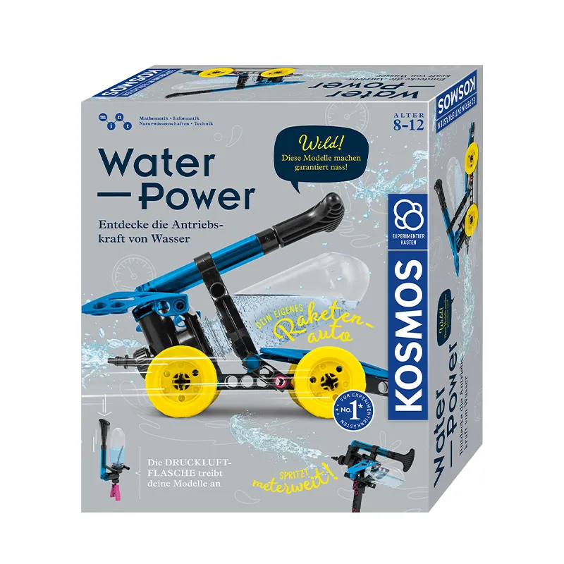 Experimentierkasten Wasserkraft und Druckluft