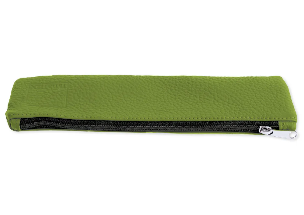 Aufspann-Stiftmäppchen aus Leder, für A5 und A4