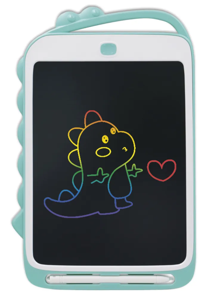 Digitale Schiefertafel SDF "A4-S Dino", schwarzes Display, Stiftlinien farbig