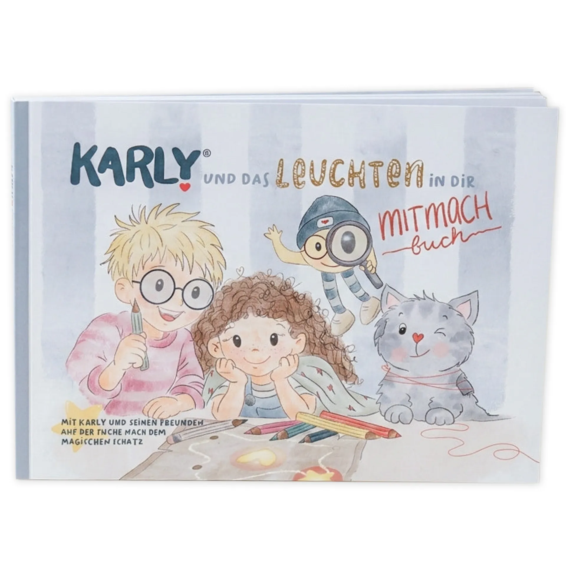 Mitmachheft „KARLY und das Leuchten in dir", 32 Seiten