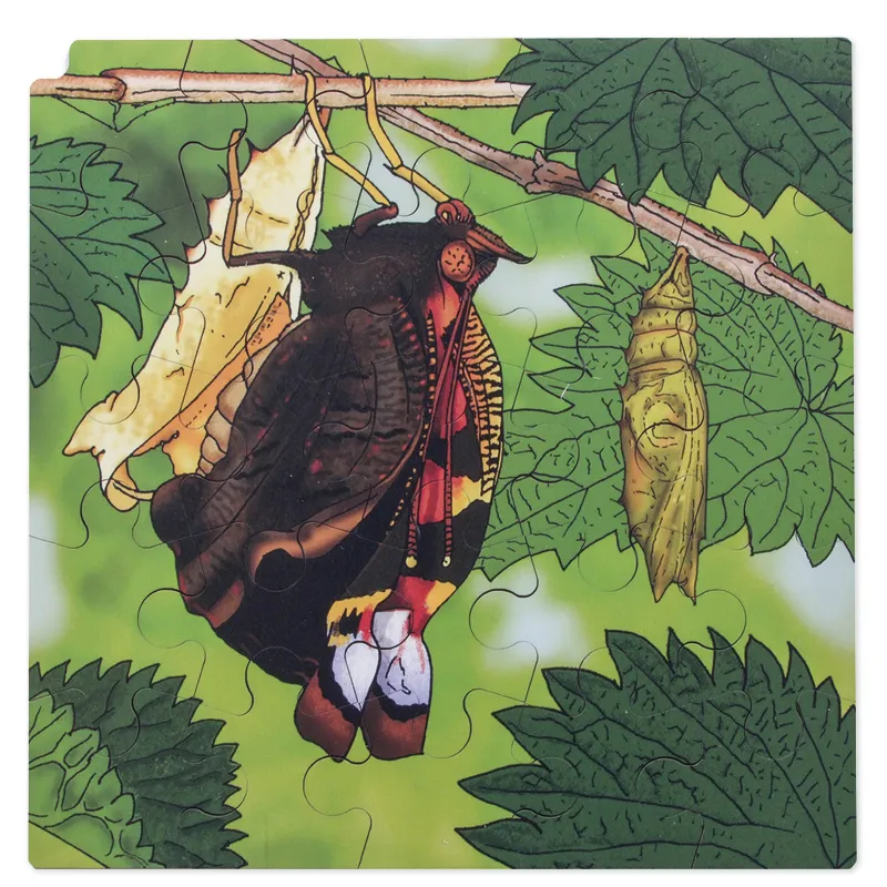 Schichten-Puzzle "Schmetterling" + gratis APP, 86-tlg.