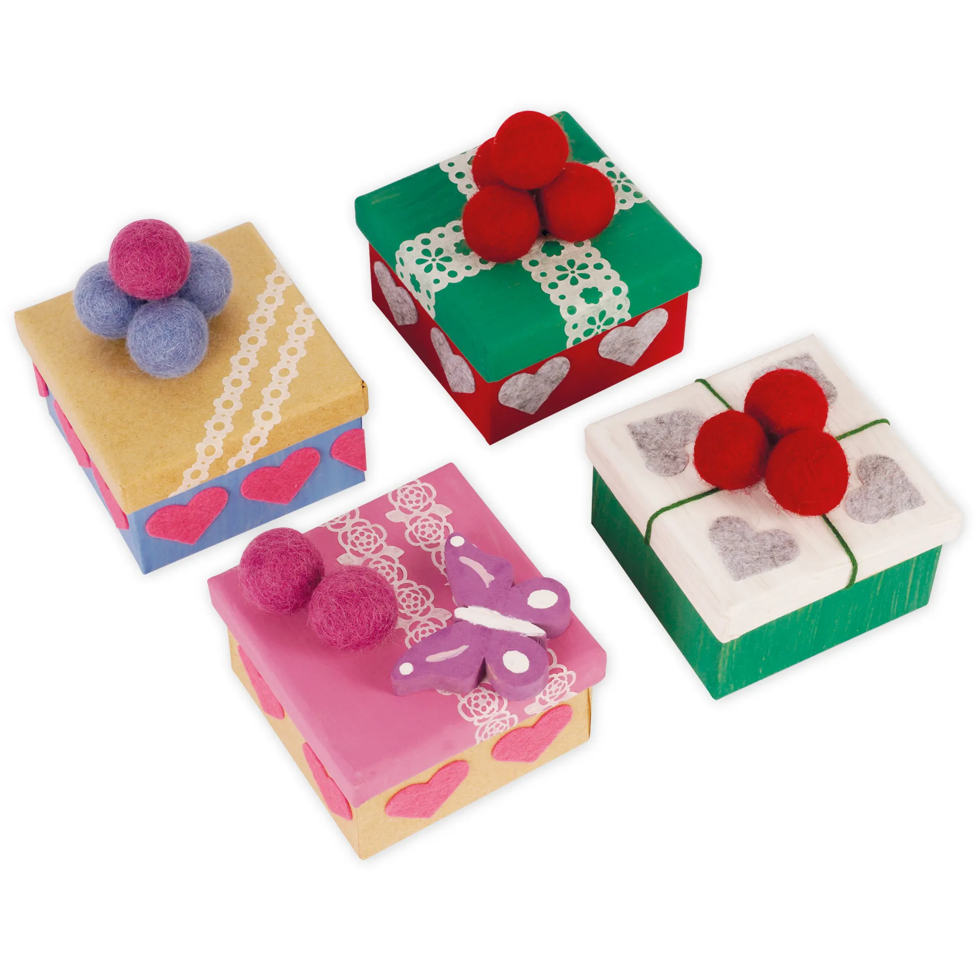 Papierspitze selbstklebend, 4 Rollen à 1 m