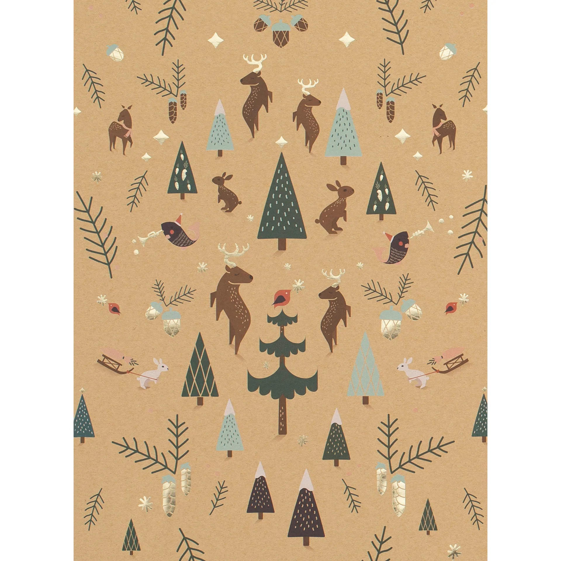 Kraftpapier-Block "Magic Christmas Paper" A4, 20 Blatt