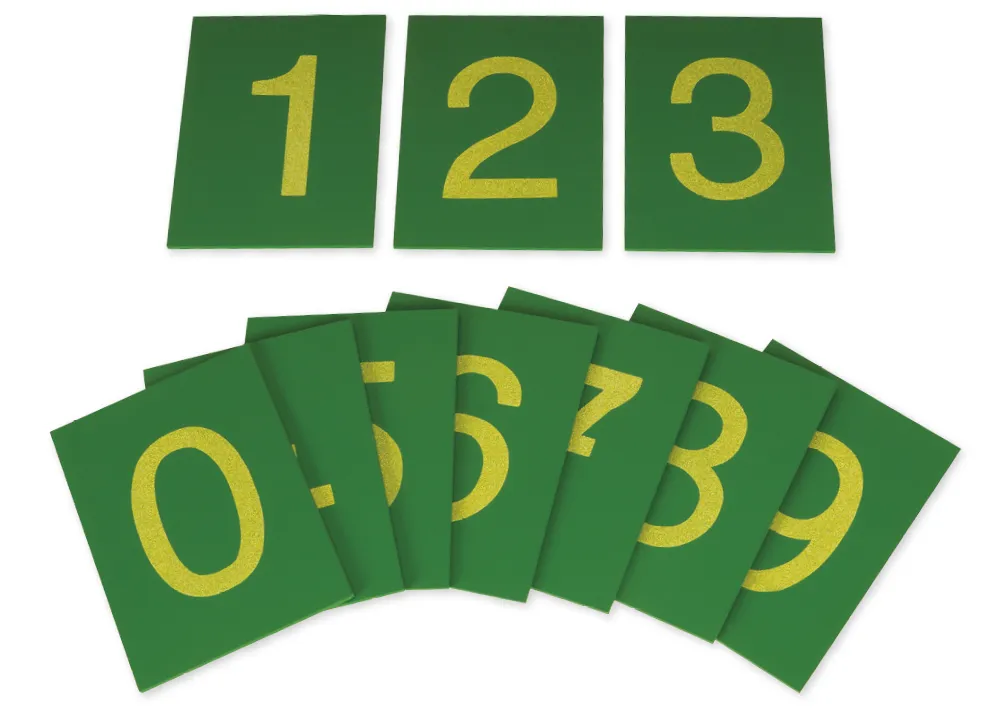 TimeTEX Sandpapier Ziffern "Montessori Premium"