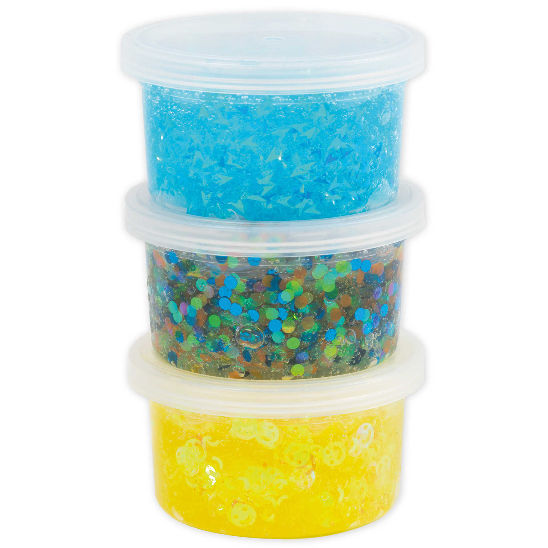 Sequin Clay Modelliermasse, 3x 60 g