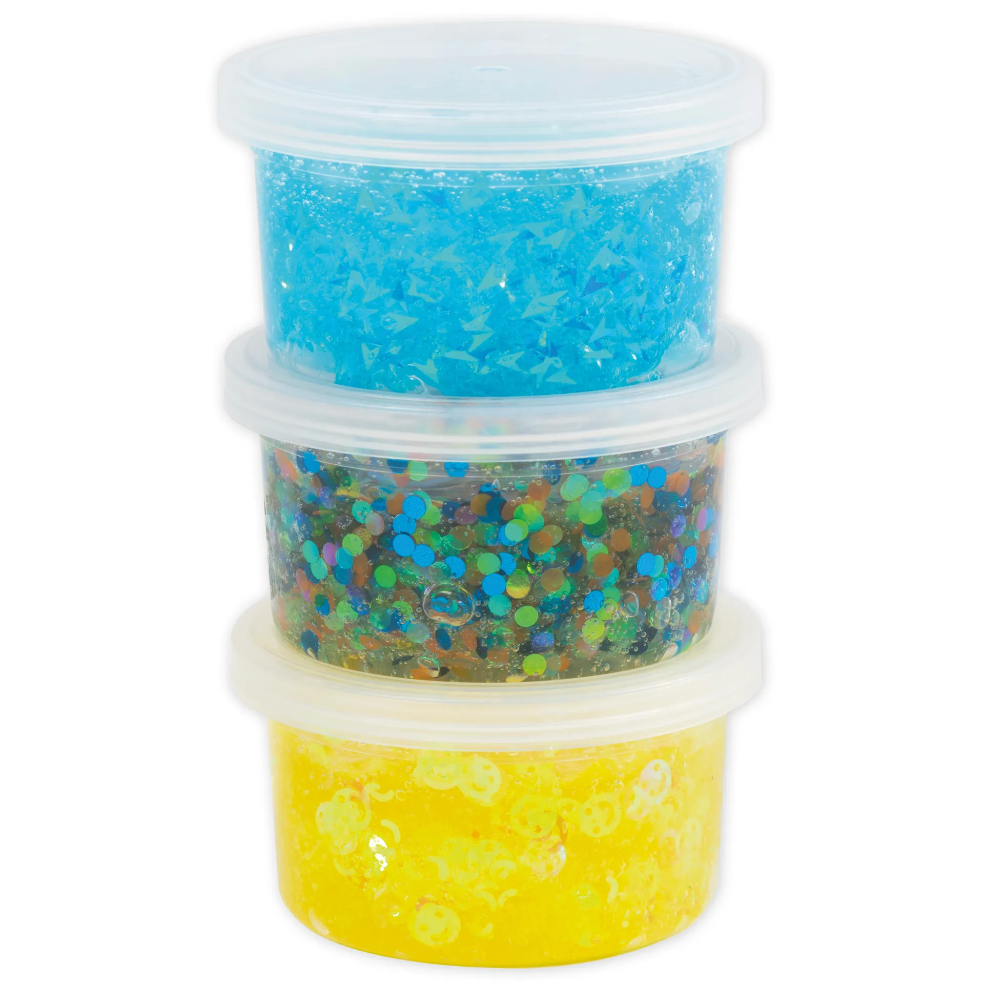 Sequin Clay Modelliermasse, 3x 60 g