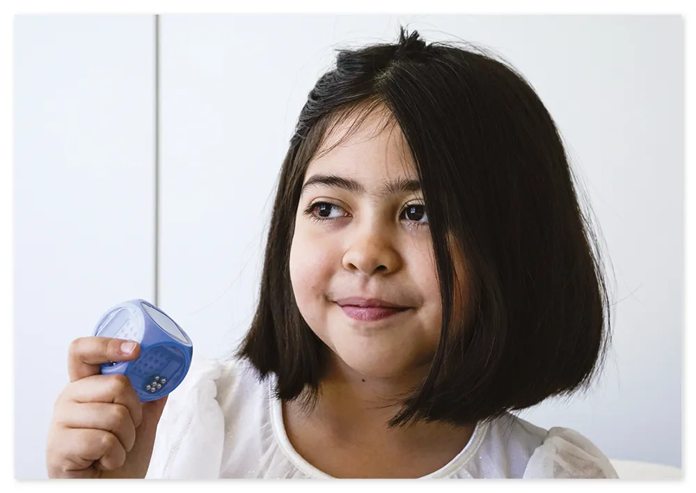 Flexo-Würfel aus Kunststoff, ca. 43x43mm