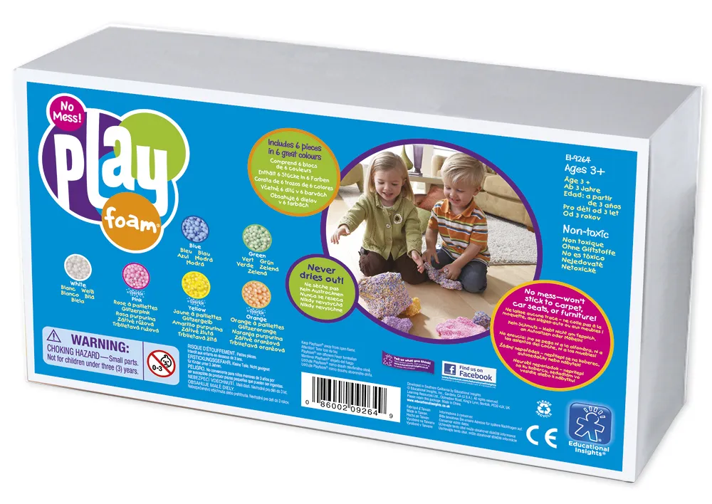 Starter-Set Playfoam Kügelchen-Knete, 6-tlg.