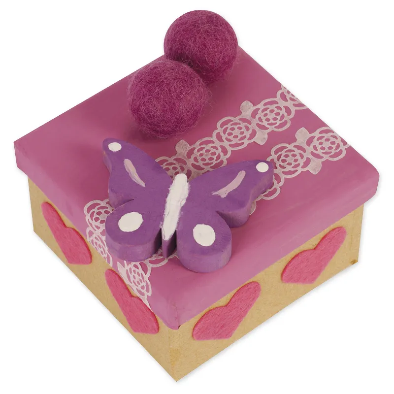 Schmetterlinge aus Holz, klein, 20 Stück