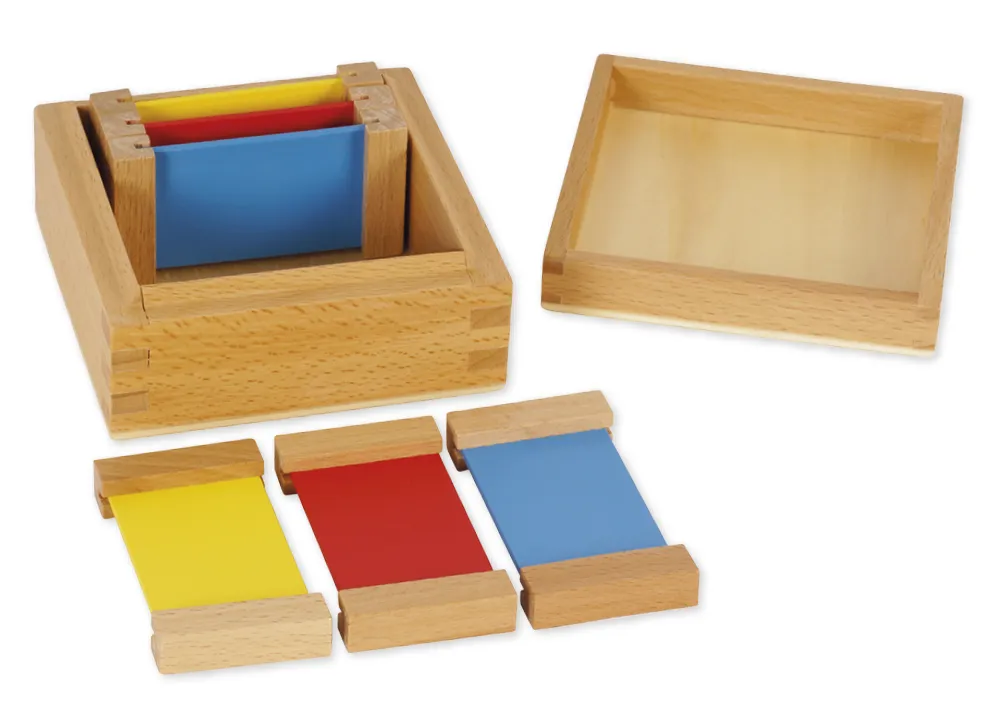 TimeTEX Farbtäfelchen, Satz 1, 3 Paare "Montessori Premium"