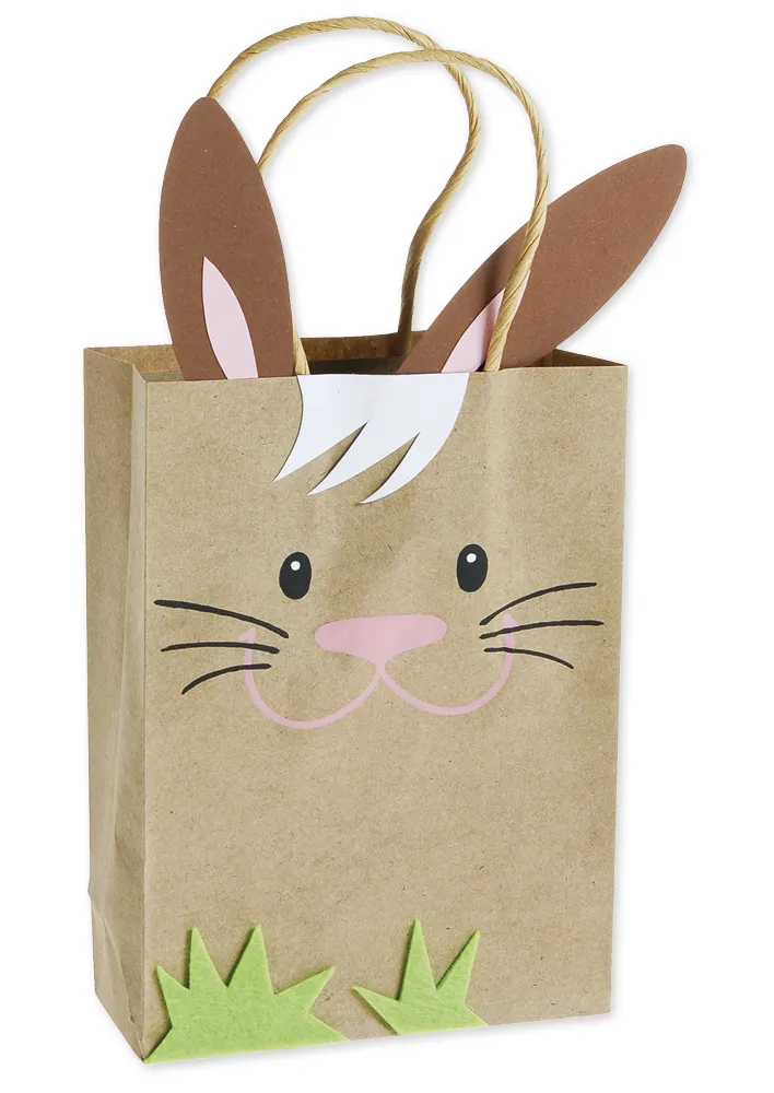 Papiertüten mit Henkel, 16x12x5 cm, 20 Stück