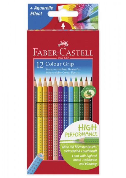 Faber-Castell Buntstift Colour Grip 12-tlg.