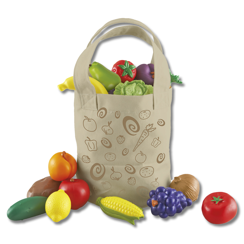 Markt-Tasche Obst und Gemüse, 17-tlg., NEU