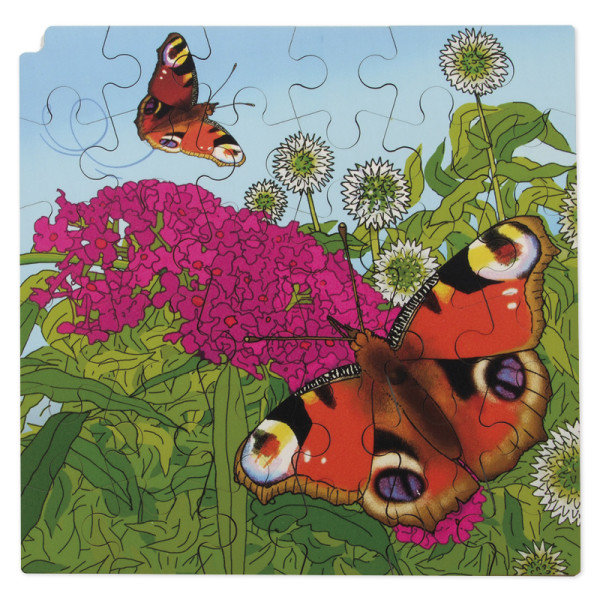 Schichten-Puzzle "Schmetterling" + gratis APP, 86-tlg.