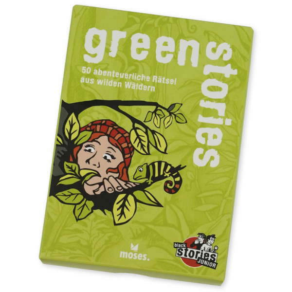 Kartenspiel "Green Stories - 50 abenteuerliche Rätsel aus wilden Wäldern"