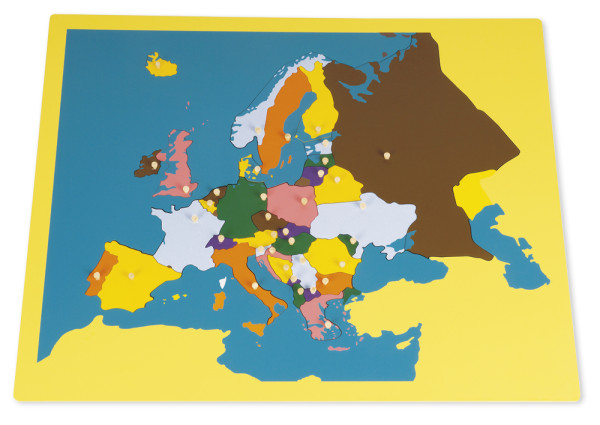 TimeTEX Puzzlekarte Europa "Montessori Premium"