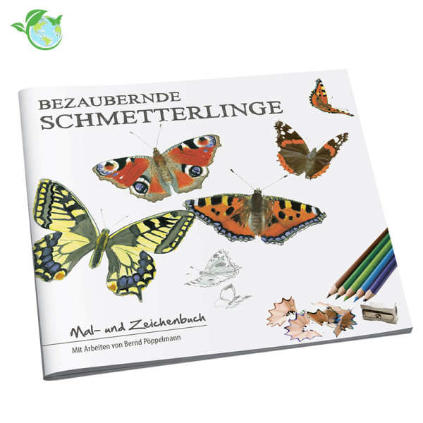 Bezaubernde Schmetterlinge, Mal- und Zeichenbuch