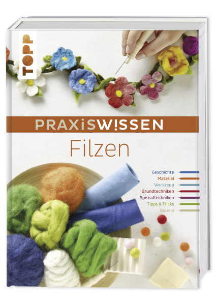 Buch "Praxiswissen Filzen", 192 Seiten