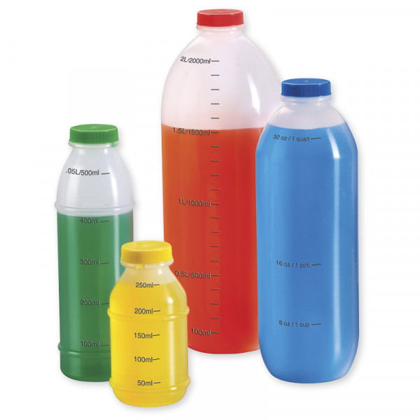 Mess-Flaschen-Set 250 – 2.000 ml, 4-tlg